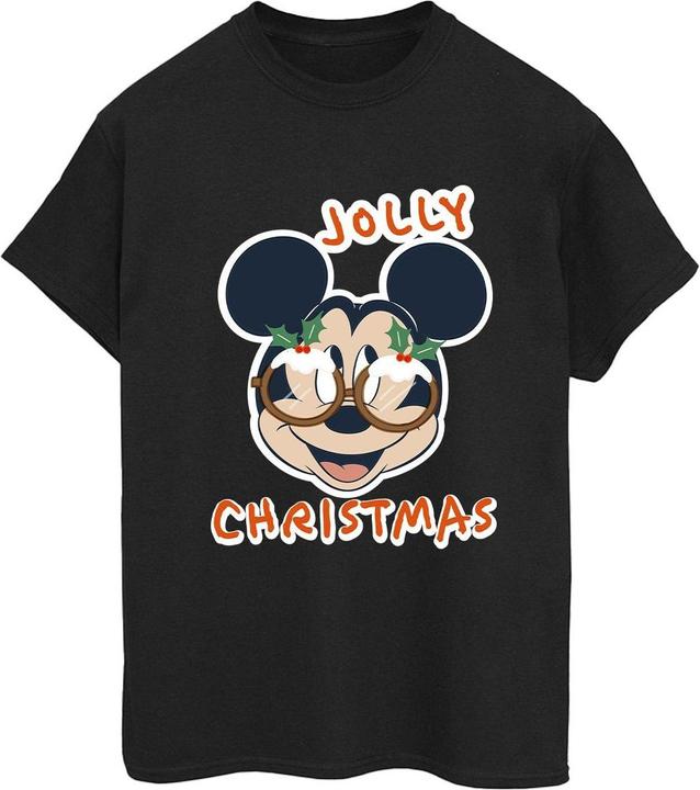 Produktbild Disney Mickey Mouse Jolly Christmas Glasses TShirt (M)