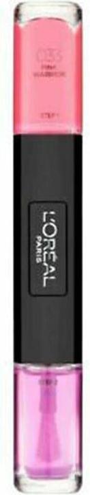 Actual product image L'Oréal Paris Long Lasting Infallible Duo Gel Nail Polish 033 Pink Warrior (033 Pink Warrior, Gel-Effect Nail Polish)