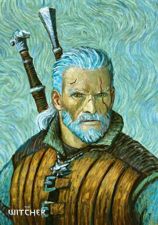 Image du produit Good Loot Puzzle Game Art Chronicles : The Witcher Geralt & Vincent van Gogh (1000 pièces) (1000 pièces)