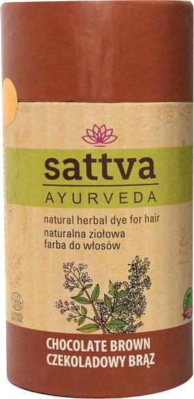 Sattva Ayurveda Sattva Natural Herbal Dye For Hair Natural Herbal Hair Dye Chocolate Brown 150G (Chocolate Brown)