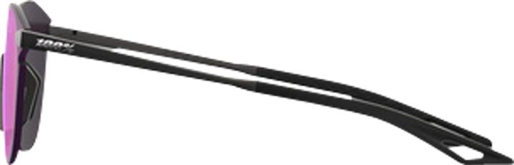 Actual product image 100% Legere Round (Soft Tact Black, Purple Mirror)