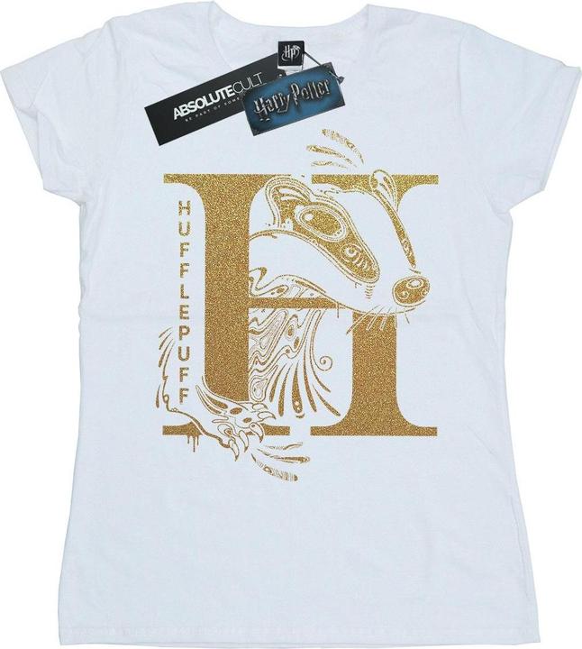Immagine prodotto Hufflepuff Glitter Maglietta Donna (XXL)