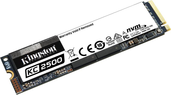 Actual product image Kingston KC2500 NVMe (1000 GB, M.2 2280)