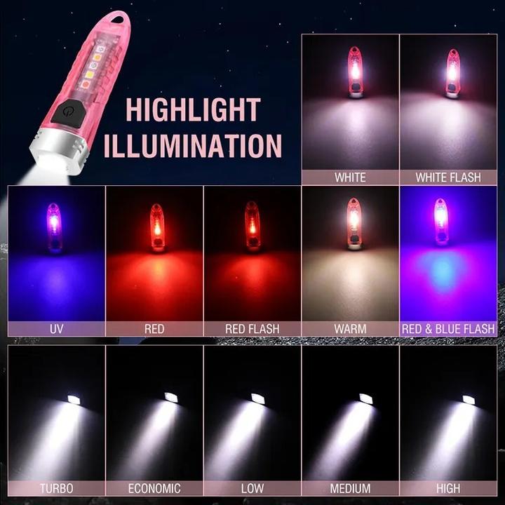 Image du produit Boruit V1 lampe de poche Led - 12 Modes - 400 Lumens (7.30 cm, 400 lm)