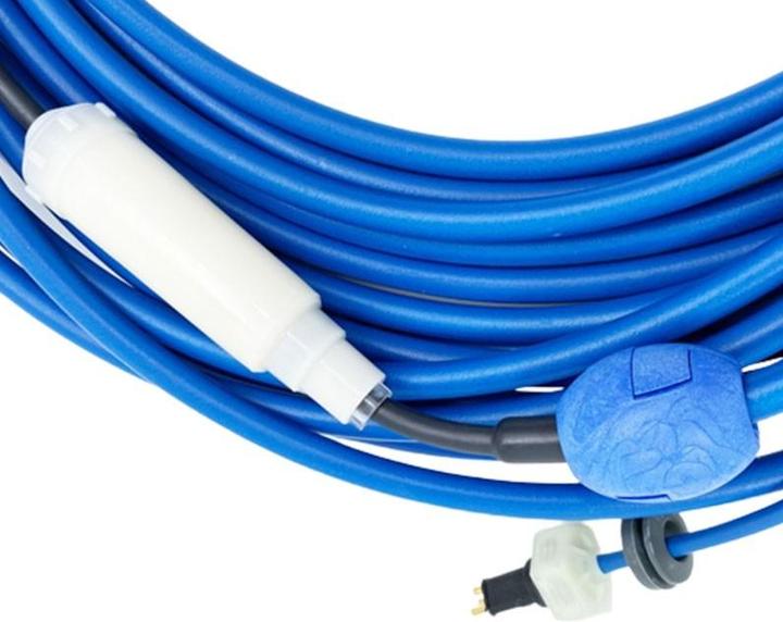 Produktbild Dolphin Blaues Dolphin-Kabel 18m DYN.iO mit Swivel ref 99958906-DIY für S200, S400, E30,E40i
