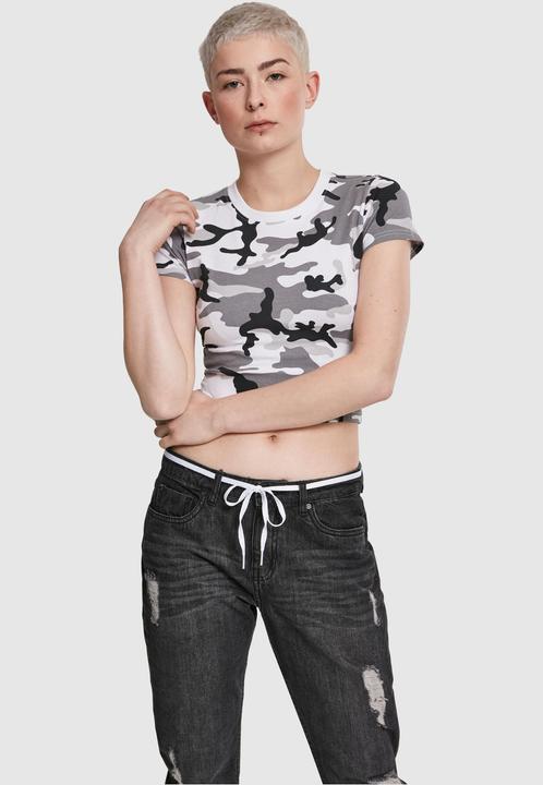 Immagine prodotto Urban Classics T-shirt in jersey elasticizzato da donna (XS)