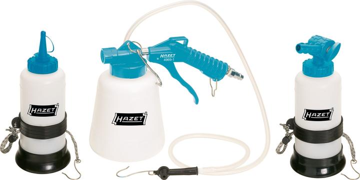 Produktbild HAZET Pneumatischer Bremsen-Entlüftungs Satz 4969-1/3 ∙ Anzahl Werkzeuge: 3