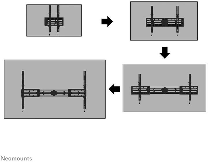 Actual product image Neomounts Select Screen Wall Mount (tilt (Wall, 110", 160 kg)