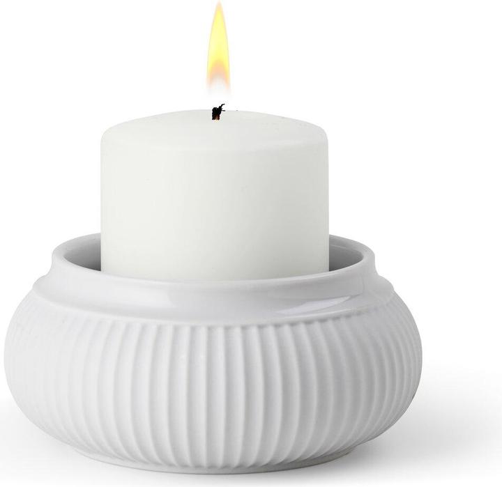 Actual product image Lyngby Curve Block Candle Holder (Ø 11 x 5.5 cm)