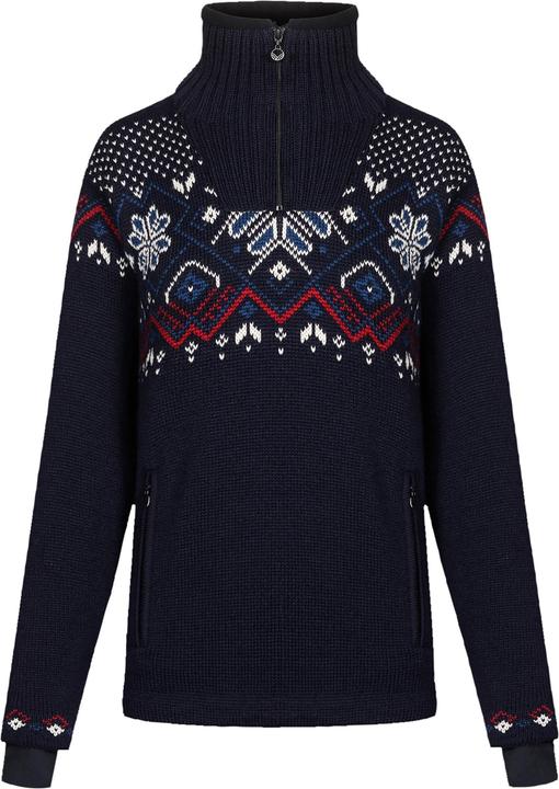 Navy, Indigo, Off White, Red Rose
