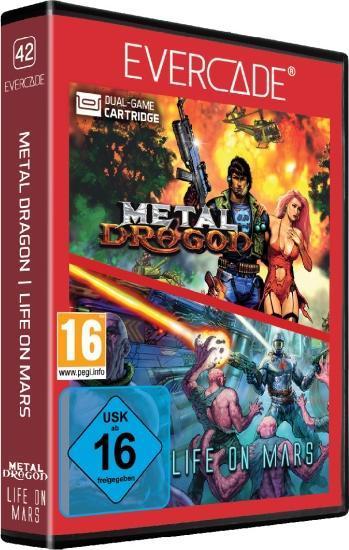 Produktbild Blaze Evercade Metal Dragon/Life on Mars Cartridge (DE)