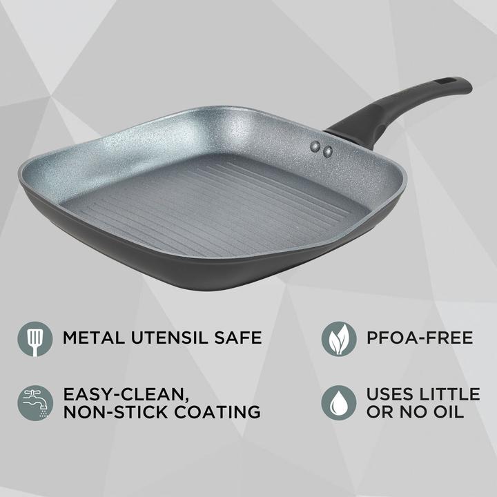 Actual product image Russell Hobbs RH01861EU7 Crystaltech tall griddle 28cm (Grill pan, Aluminium)