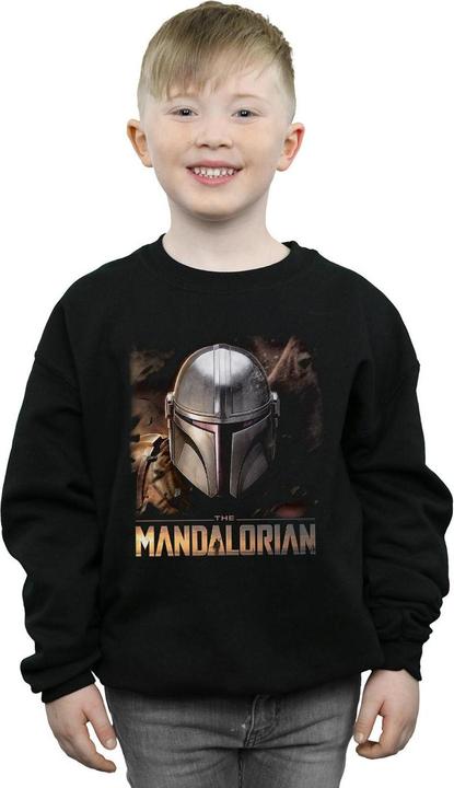 Produktbild Star Wars The Mandalorian Helmet Sweatshirt Jungen (152, 158)