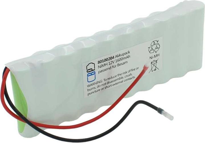 Immagine prodotto XCell Batteria per il controllo della porta NiMH 12V 1600mAh adatta a Besam (12 V, 1600 mAh)