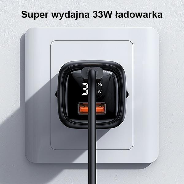 Produktbild Usams 33W QC + PD Digital Display Fast Charger (33 W)