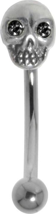 Image du produit Bijouteria Piercing arcade (Acier chirurgical 316L, Argent 925, Cristallin)