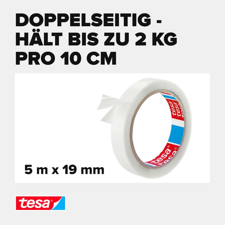 Productafbeelding tesa Montagetape transparant, glas, 20 kg (19 mm)
