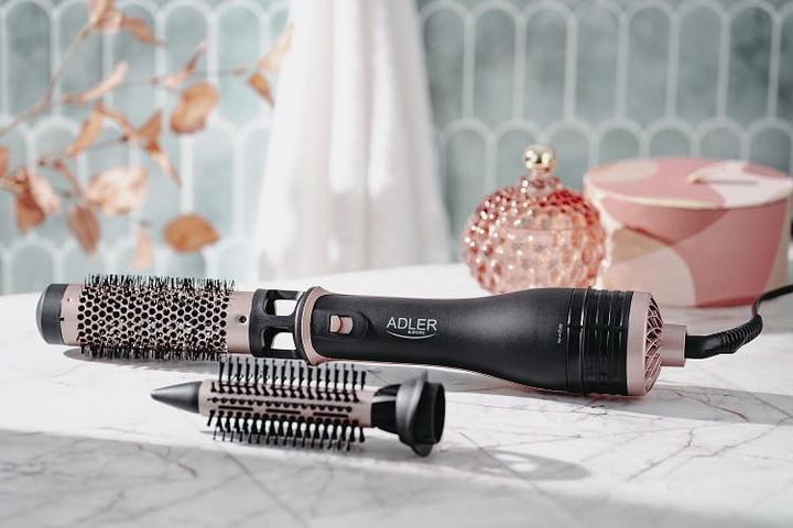 Actual product image Adler Hair Styler AD 2026, Number of heating levels 2, 1200 W, Black (21 mm, 38 mm)