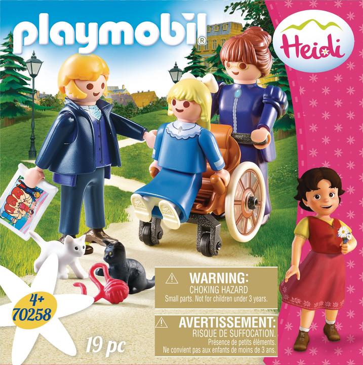 Actual product image Playmobil Clara with father and Fräulein Rottenmeier (70258, Playmobil Heidi)