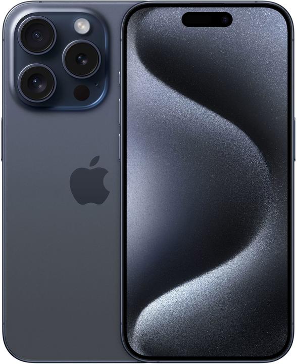 Apple iPhone 15 Pro (512 GB, Blue Titanium, 6.10", SIM + eSIM, 48 Mpx, 5G)