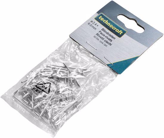 Image du produit technocraft Rivets aveugles en aluminium 4.0x6 mm