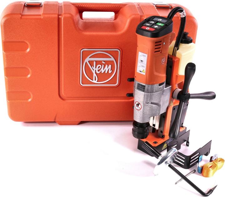Produktbild Fein KBU 35-2 QW Universal Magnet Kernbohrmaschine bis 35 mm ( 72705861000 ) + 5 tlg. Zubehör Set + (Netzbetrieb)