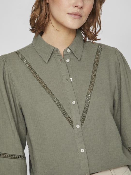 Image du produit Vila Chemise ornée de dentelle (36)