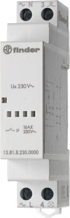 Actual product image Finder Impulse switch 1S 16A 230VAC 13.81.8.230.0000