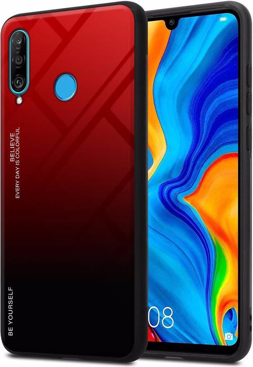 Productafbeelding Cadorabo TPU 2 kleuren glasdekking (Huawei P30 Lite)