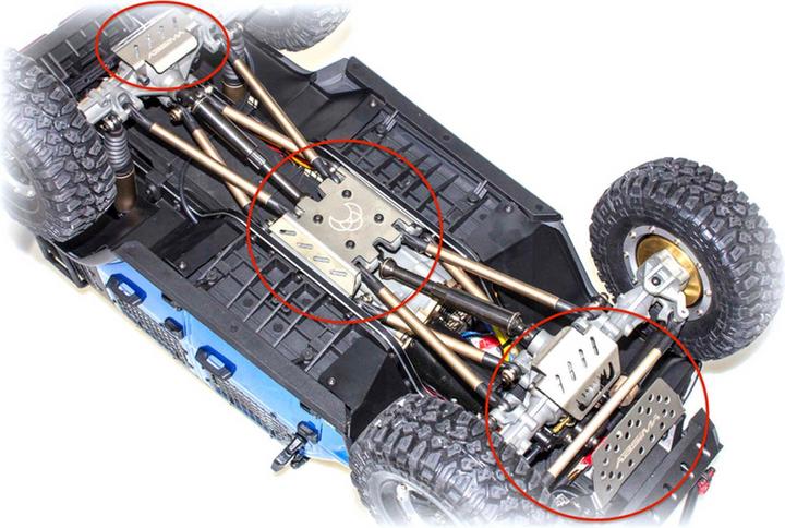 Image du produit Absima Skid Plate Set CR3.4 (4)