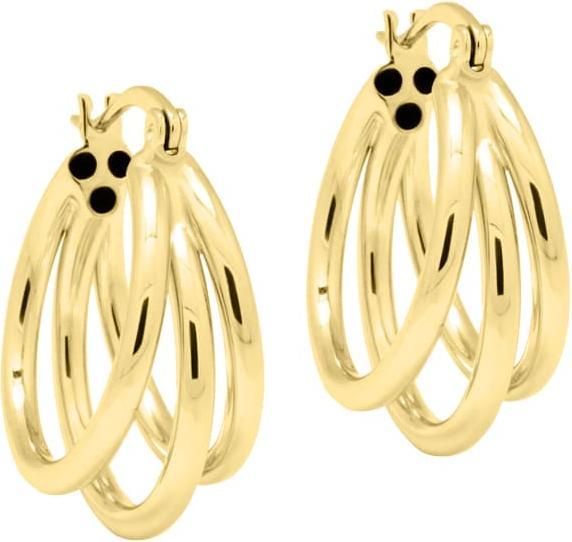 Immagine prodotto Candy Creoli Aleni, Argento 925, placcato oro (Argento 925, Placcato oro 18k)
