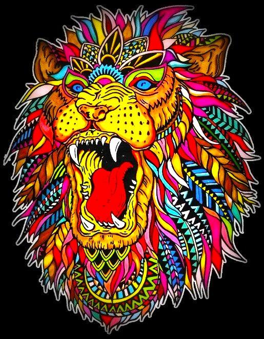Immagine prodotto ColorVelvet Disegno da colorare del leone