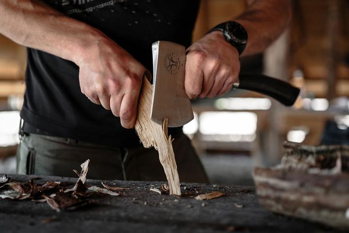 Actual product image Ochsenkopf All-steel hatchet