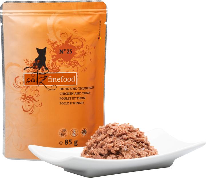 Image du produit Catz Finefood No.25 Poulet & thon (Adulte, 1 pcs, 90 g)