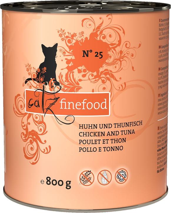 Immagine prodotto Catz Finefood No.25 Pollo e tonno (Adulto, 6 pz., 800 g)