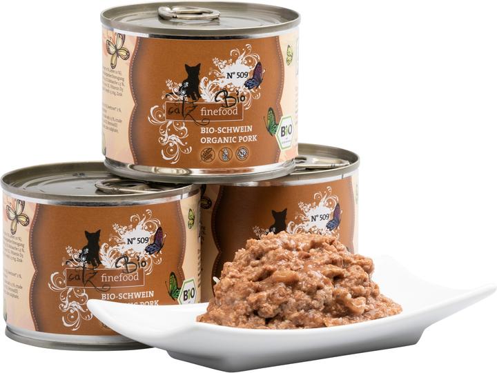 Image du produit Catz Finefood Bio No.509 Porc (Adulte, 6 pcs, 200 g)
