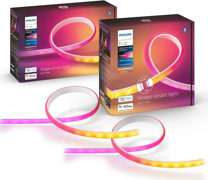 Image du produit Philips Hue Base Hue Gradient Ambiance + extension (Multicolore, 100 cm, Intérieur)