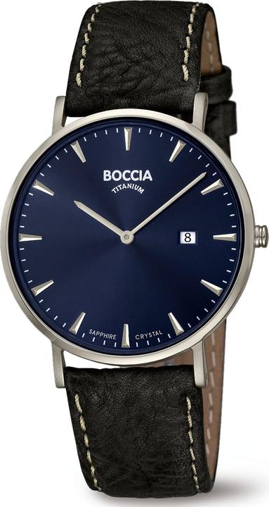 Immagine prodotto Boccia 3648-02 Orologio da uomo in titanio 39mm 3ATM (Orologio da polso analogico, 39 mm)
