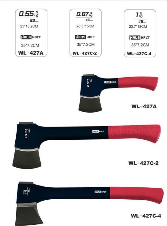 Actual product image Haushalt CHOPPING AXE HOUSEHOLD 870 G, 45 CM