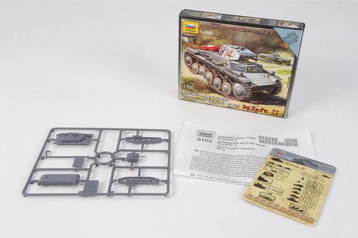 Produktbild Tamiya 1:100 WWII Deutscher Panzer II