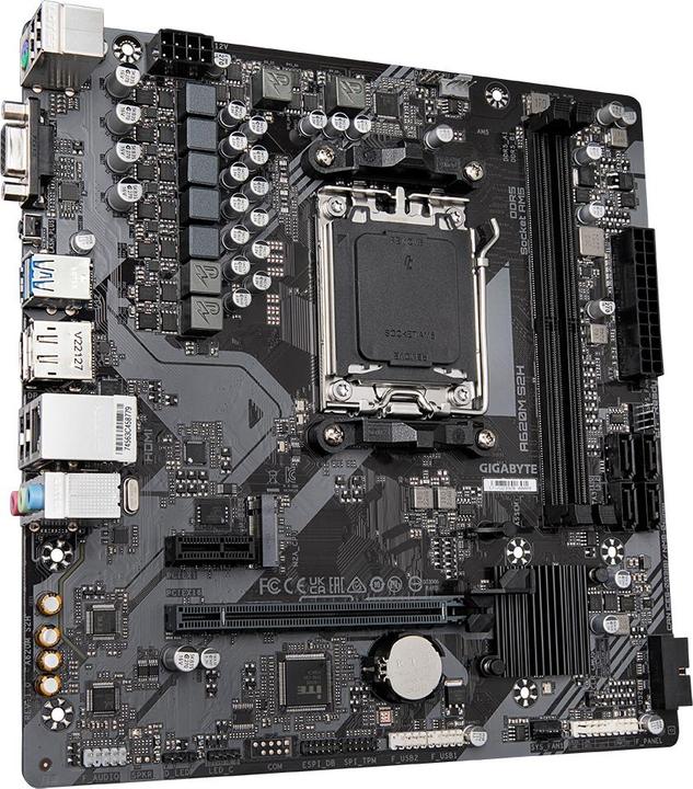 Immagine prodotto Gigabyte GA-A620M S2H (AM5) (D) (AM5, AMD SoC, mATX)