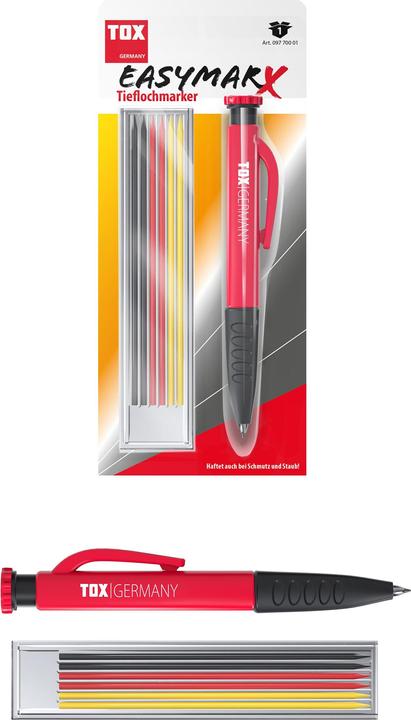Produktbild Tox Tieflochmarker mit Ersatzminen easyMarx (1 Stk.)