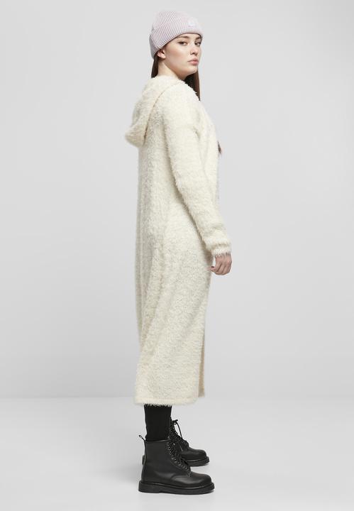 Actual product image Urban Classics Ladies Hooded Feather Cardigan (4XL)