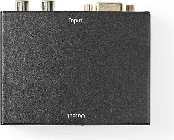 Produktbild Nedis HDMI T Converter VGA Female / 2X Cinch Buchse HDMIT Ausgang 1-Weg 1080p 1.65 Gbps Aluminium An