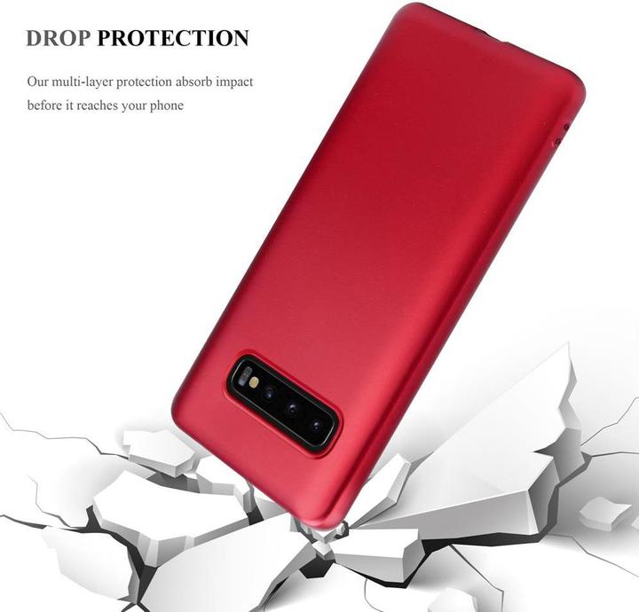 Actual product image Cadorabo Bumper TPU Matt Metallic (Samsung Galaxy S10)