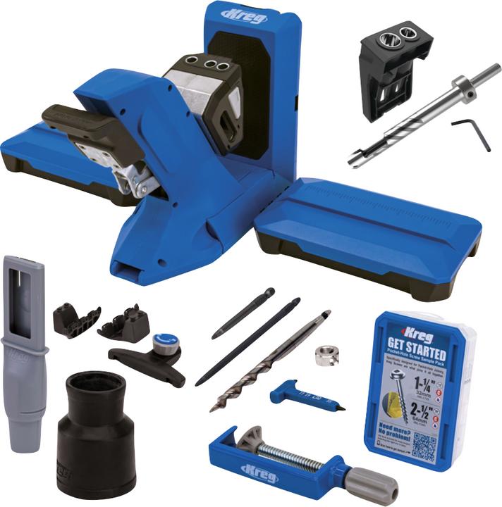 Produktbild Kreg Pocket Hole Jig 720 PRO Taschenloch Bohrschablone ( KPHJ720PRO ) + Dübel Bohrschablone + Basis
