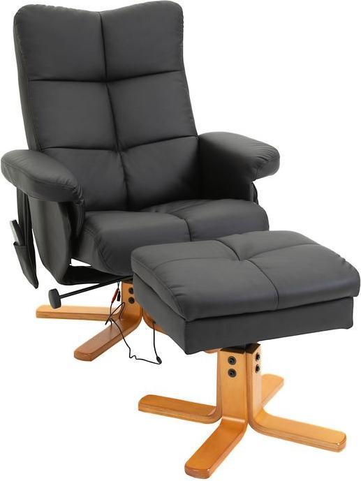 Produktbild Swisshandel24 Relaxsessel Massagesessel mit Fusshocker Fernsehsessel 145°-Neigung Liegesessel mit 10 Vibrationpunk