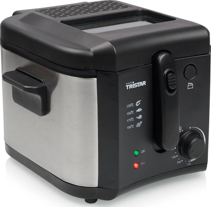 Produktbild Tristar Friteuse FR-6878 - 2,5 liter - 1600W - Inklapbaar handvat - RVS/Zwart