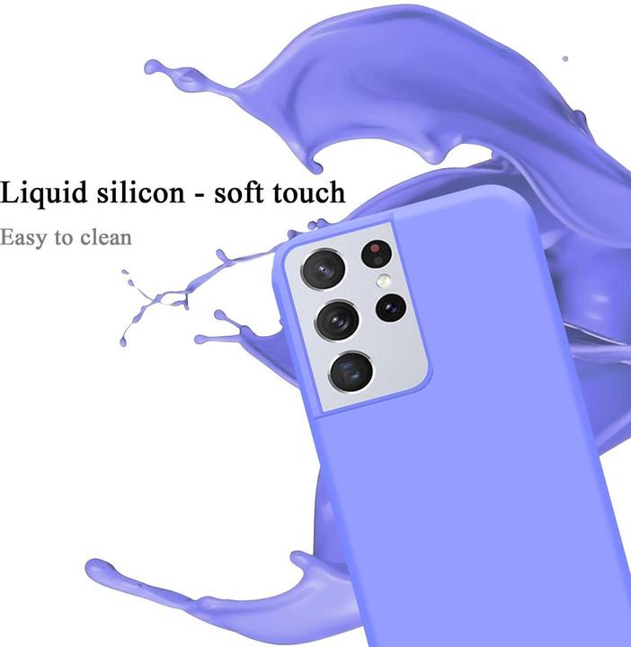 Actual product image Cadorabo TPU Liquid Silicone Case Cover (Samsung Galaxy S21 Ultra)