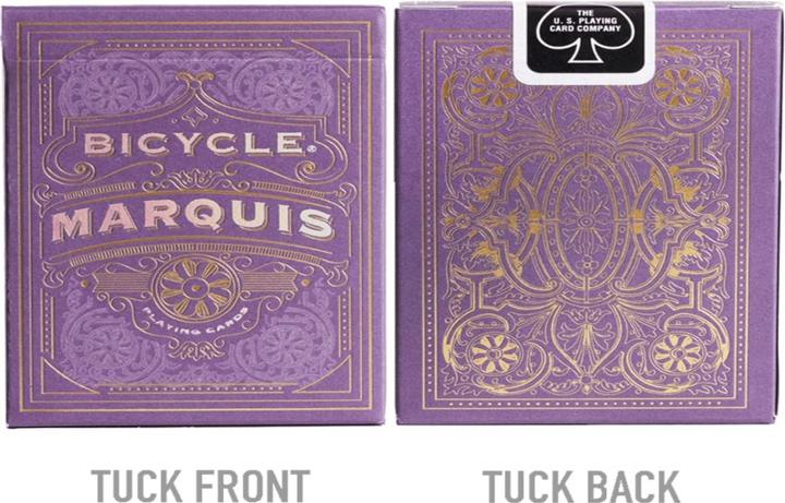 Actual product image Bicycle Marquis cards (English)